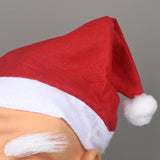 Christmas Santa Claus Mask With Beard Masquerade Dress Up Party Cosplay Prop