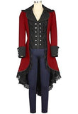 BFJFY Halloween Women's Victorian Tuxedo Tailcoat Steampunk Jacket - BFJ Cosmart