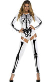 BFJFY Halloween Women Sexy Horrible Skull Pattern Cosplay Costume - BFJ Cosmart