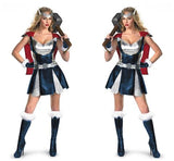 BFJFY Women Halloween Superhero Female Thor Cosplay Dress Outfit - BFJ Cosmart