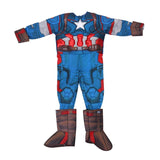 BFJFY Halloween Captain America Boys Superhero Cosplay Costume - BFJ Cosmart