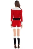 BFJFY Adult Women Christmas Santa Claus Cosplay Tights Jumpsuits - BFJ Cosmart