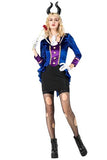BFJFY Women Maleficent Bull Horn Halloween Cosplay Costume - BFJ Cosmart