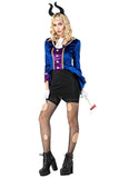 BFJFY Women Maleficent Bull Horn Halloween Cosplay Costume - BFJ Cosmart
