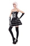 BFJFY Halloween Women's Skull Skeleton Vampire Ghost Bride Cosplay Costume - BFJ Cosmart