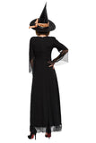 BFJFY Halloween Witch Cosplay Costume Witch Magician Long Dress For Women - BFJ Cosmart