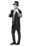 BFJFY Adults Magician Outfit Costume Mens Halloween Cosplay - BFJ Cosmart