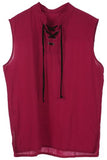 BFJFY Men Sleeveless Drawstring Pullover T-shirts Tank Top Vest Halloween Costume - BFJ Cosmart