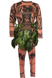 BFJFY Men's Halloween Movie Moana Maui Pimitive Man Cosplay Costume - BFJ Cosmart