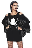 BFJFY Women's Halloween Spider Dresss Off Shoulder Cosplay Costume - BFJ Cosmart