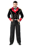 BFJFY Adults Mens Magician Suit Outfit Halloween Cosplay Costume - BFJ Cosmart