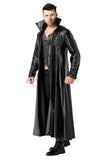 BFJFY Mens Vampire Masculine Outfit Costume Halloween Cosplay Leather - BFJ Cosmart