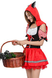 BFJFY Halloween Women's Little Red Riding Hood Fairy Tale Cosplay Costume - BFJ Cosmart