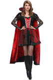 BFJFY Women's Vampire Costume Dress Dracula Outfit Halloween Dress Up - BFJ Cosmart