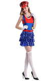 BFJFY Halloween Women‘s Super Mario Dress Outfit Cosplay Costume - BFJ Cosmart