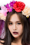 BFJFY Halloween Women's Rose Skull Pattern Ghost Bride Cosplay Costume - BFJ Cosmart