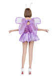 BFJFY Halloween Women's Butterfly Fairy Cosplay Costume Purple Fairy Dress - BFJ Cosmart