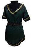 BFJFY Women Females Medieval V Collar Top Shirt Trumpet Gothic Renaissance Halloween Costume - BFJ Cosmart