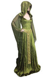 BFJFY Women's Medieval Hooded Cloak Halloween Withch Cosplay Dress - BFJ Cosmart