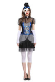 BFJFY Women Halloween Ghost Bride Cosplay Costume Devils Clown Costume - BFJ Cosmart