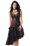 BFJFY Women's Luxury Retro Corset Jumsuit Halloween Pirate Cosplay Costume - BFJ Cosmart