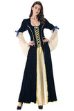 BFJFY Halloween Women's Vintage Medieval Princess Cosplay Long Dress - BFJ Cosmart