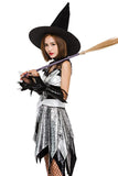 BFJFY Women‘s Halloween Witch Wizard Cosplay Dress Female Magician Costume - BFJ Cosmart