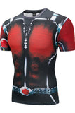 BFJFY Men‘s Superheros Ant-man Crewneck Workouts Running T-shirt - BFJ Cosmart