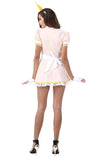 BFJFY Halloween Women's Anime Maid Love Heart Pattern Cosplay Costumes - BFJ Cosmart
