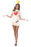BFJFY Halloween Women's Anime Maid Love Heart Pattern Cosplay Costumes - BFJ Cosmart