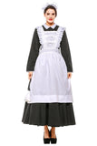 BFJFY Women's French Apron Maid Fancy Dress Manor Maid Halloween Uniform - BFJ Cosmart