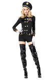 BFJFY Adult Women Police Officer Costume Halloween Cosplay - BFJ Cosmart