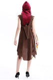 BFJFY Halloween Pirate Cosplay Costume Robin Hooded Outfit For Women - BFJ Cosmart
