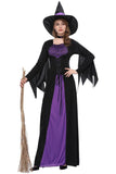 BFJFY Women's Purple Witch Costume Dress Halloween Cosplay - BFJ Cosmart