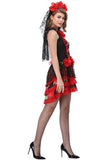 BFJFY Womens Sexy Black Red Bride Dress Halloween Dress Up Costume - BFJ Cosmart