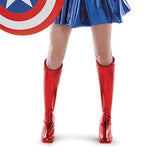 BFJFY Halloween Women Superhero Female Captain American Cosplay Outfit - BFJ Cosmart