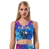 BFJFY Women's Starry Sky Unicorn Yoga Sports Leggings Workout Set - BFJ Cosmart