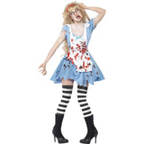 BFJFY Women Halloween Bloodstained Zombie Bloody Maid Costume - BFJ Cosmart