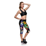 BFJFY Women's Halloween Skull Bones Printed Yoga Costume Sports Pants - BFJ Cosmart