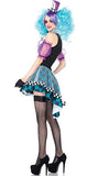 BFJFY Women's Alice Crazy Hat Game Costume Halloween Party Fairy Cosplay Dress - BFJ Cosmart