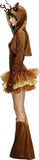 BFJFY Halloween Women Animal Reindeer Outfit Cosplay Fancy Dress Costume - BFJ Cosmart