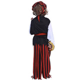 BFJFY Boys Halloween Skull Skeleton Pirate Cosplay Costume - BFJ Cosmart