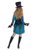BFJFY Halloween Women's Alice In The Wonderland Mad Hatter Cosplay Costume - BFJ Cosmart