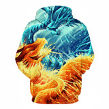 BFJmz Ssangyong Matchup Hooded Sweater 3D Printing Coat Leisure Sports Sweater Autumn And Winter - BFJ Cosmart