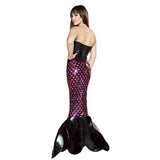 BFJFY Women Deluxe Sexy Dark Sequin Mermaid Halloween Costume - BFJ Cosmart