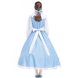 BFJFY Women Belle Blue Maid Dress Halloween Cosplay Costume - BFJ Cosmart