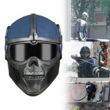 Black Widow Captain America Taskmaster Mask Superhero Helmet Latex Props - BFJ Cosmart