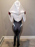 CosplayLife Gwen Stacy Cosplay Costume Into the Spider-verse Ghost Gwen Bodysuit Lycra Suit - BFJ Cosmart