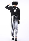 BFJFY Men Women Halloween Circus Clown Magician Couples Cosplay Costume - BFJ Cosmart