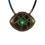 Doctor Strange LED Light Necklace Steve Eye of Agamotto Necklace Eyes Can Open Cosplay Props New - BFJ Cosmart